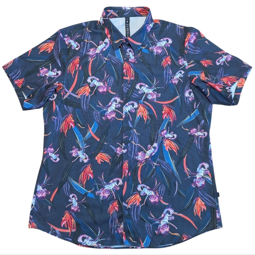 Lululemon Floral Polo
